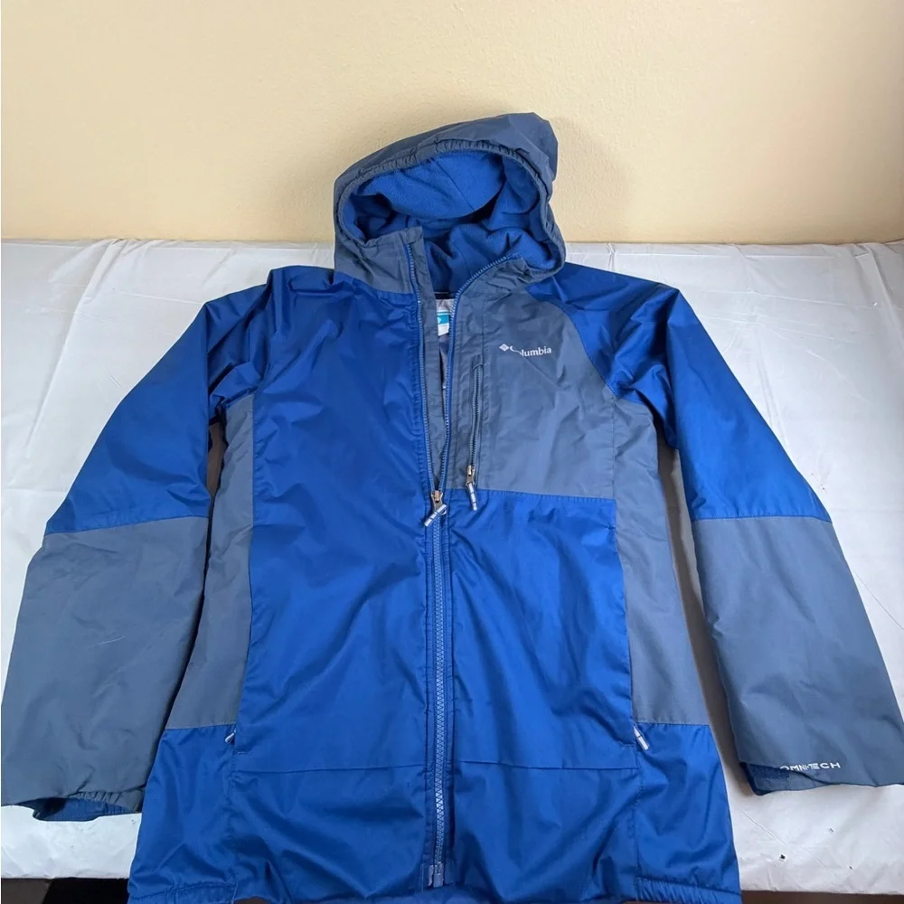 Youth Large Columbia Blue and Gray Jacket